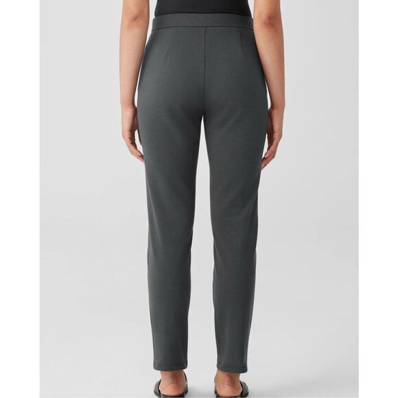 Eileen Fisher Women's $178 Organic Cotton Ponte Slim Pant medium - Picture 11 of 13